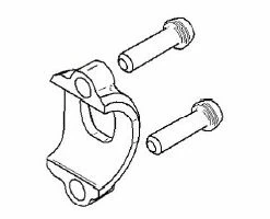 Formula RX Bremshebel Halteschelle Incl Schrauben Silber Links Restbestand