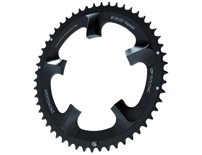 Stronglight Ct² Kettenblatt Dura Ace 130 Lochkreis 10 Fach - 53 Zaehne 3 Stronglight Ct² Kettenblatt Dura Ace 130 Lochkreis 10 Fach - 53 Zaehne