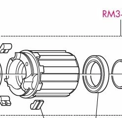 Fulcrum Freilaufkoerper Red Metal - 3 - 5 - 29 - Red Zone