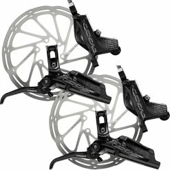 Disc Set Sram Code RSC Scheibenbremsen Schwarz + Centerline 6 Loch Scheiben