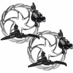 Disc Set Formula Cura Bremse Schwarz + Monolitic Scheiben 6 Loch