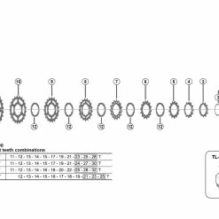 Shimano 105 CS-R7000 Kassette Ersatzteil | Ritzel 16 Zaehne Fuer 11-32 -Kassetten Verkäufe 56480 1