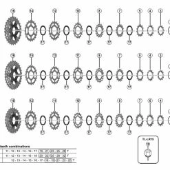 Shimano 105 CS-5800 Kassette Ersatzteil | Distanzring Fuer Ritzel -Kassetten Verkäufe 56505 1