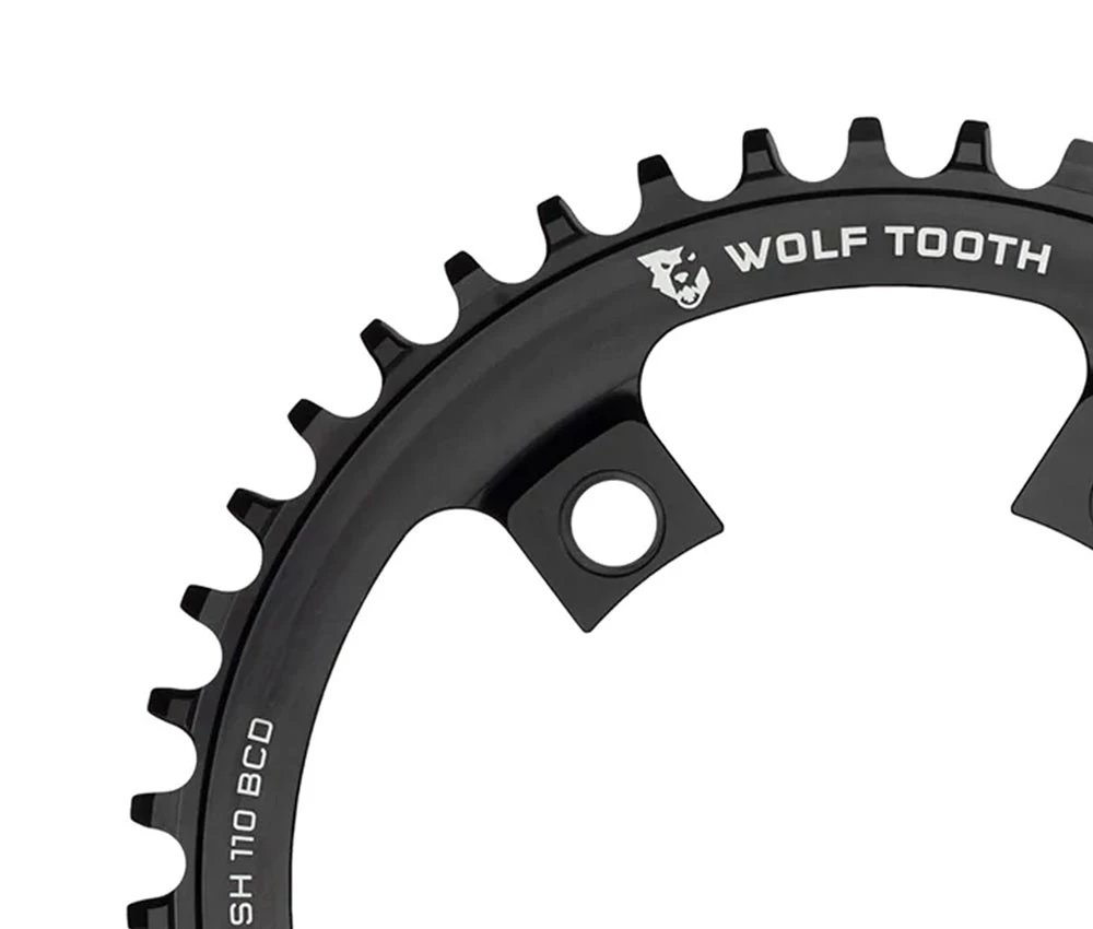 Wolf Tooth Drop Stop B Kettenblatt - Shimano Lochkreis 110mm Asymmetrisch 9-12 Fach 46 Zaehne 5 Wolf Tooth Drop Stop B Kettenblatt - Shimano Lochkreis 110mm Asymmetrisch 9-12 Fach 46 Zaehne – Bild 3