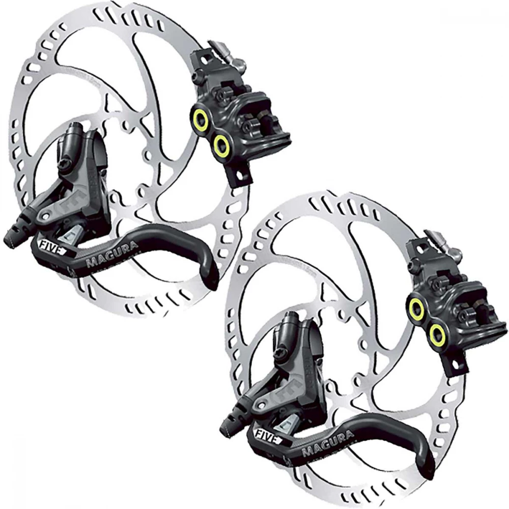 Disc Set Magura MT5 Pro HC Scheibenbremsen + Storm HC Scheiben 3 Disc Set Magura MT5 Pro HC Scheibenbremsen + Storm HC Scheiben