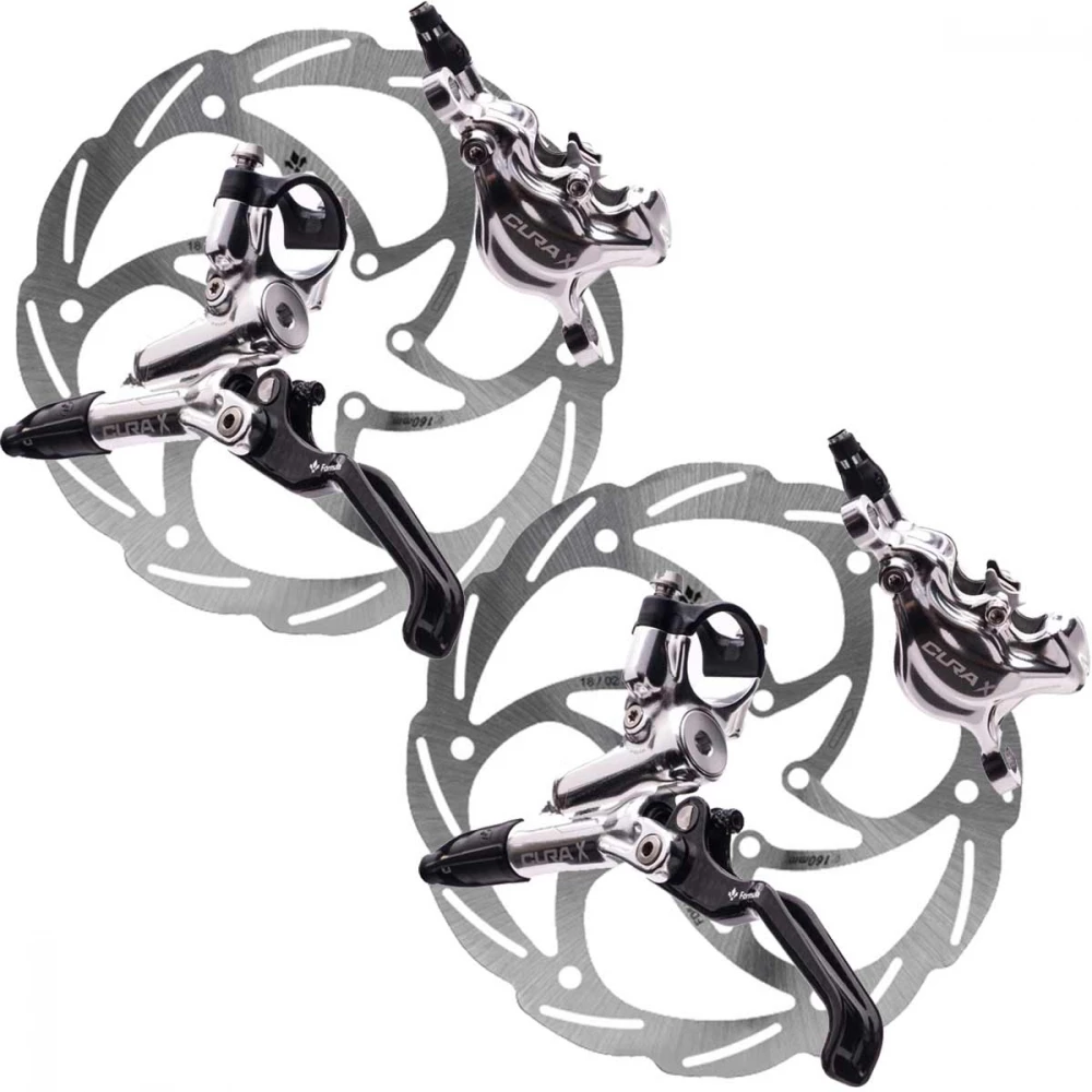 Disc Set Formula Cura X Scheibenbremsen Silber + Monolitic Scheiben 6 Loch 3 Disc Set Formula Cura X Scheibenbremsen Silber + Monolitic Scheiben 6 Loch